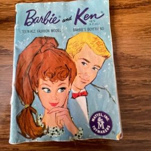 Vintage Barbie and Ken small booklet
